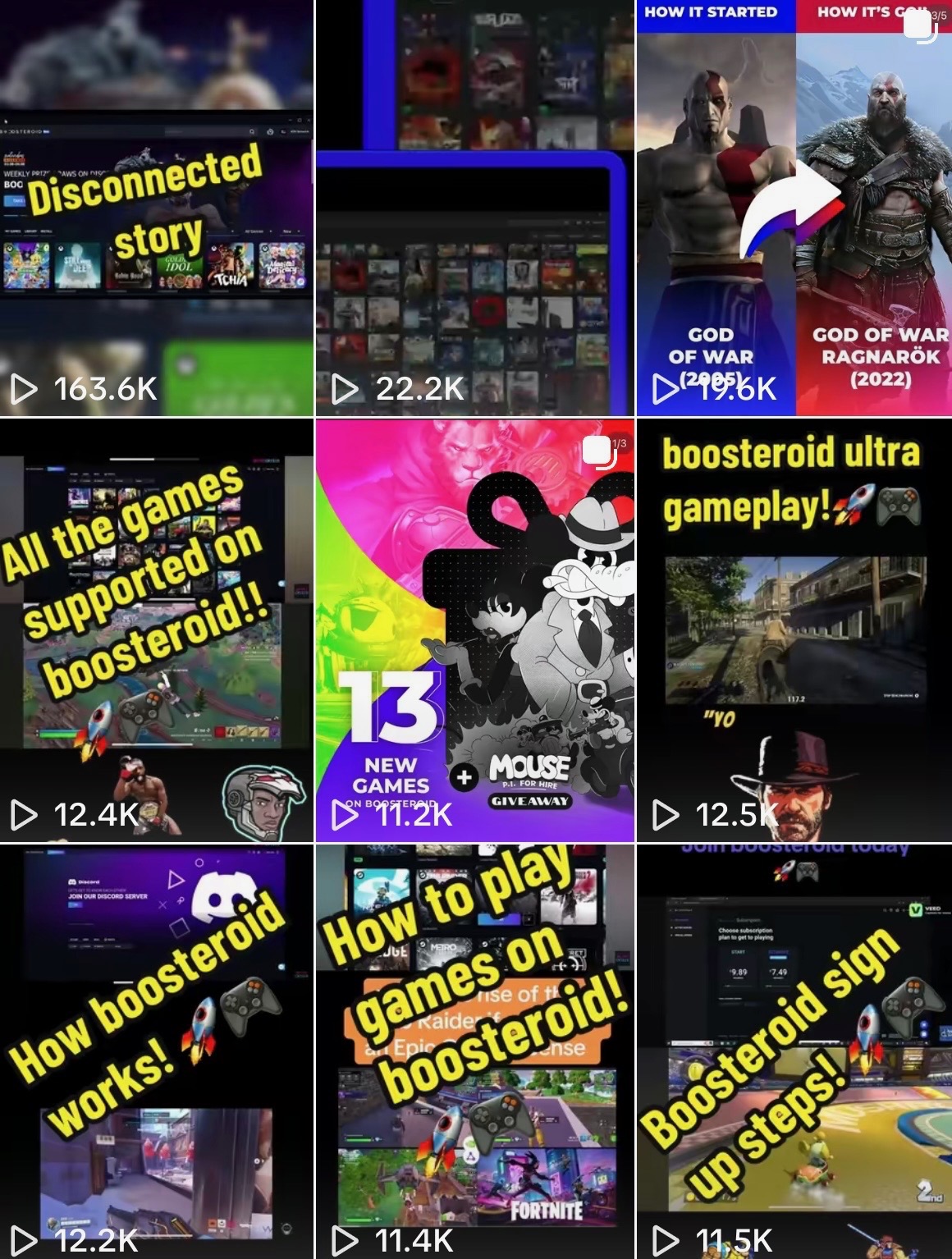 Boosteroid informational graphic